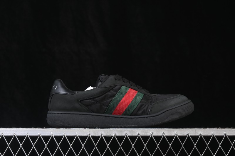 Gucci Primavera Screener Distressed Nylon Casual Sneakers - FAGIV9078