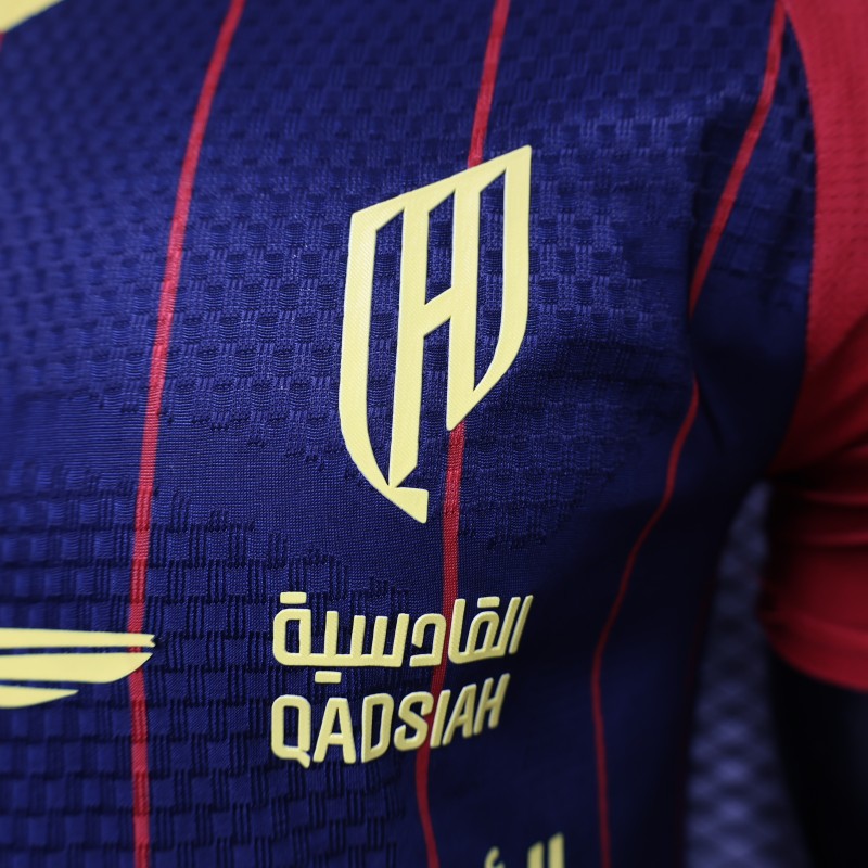 Player Version 26/27  Al-Qadsiah Third Navy Red Jersey