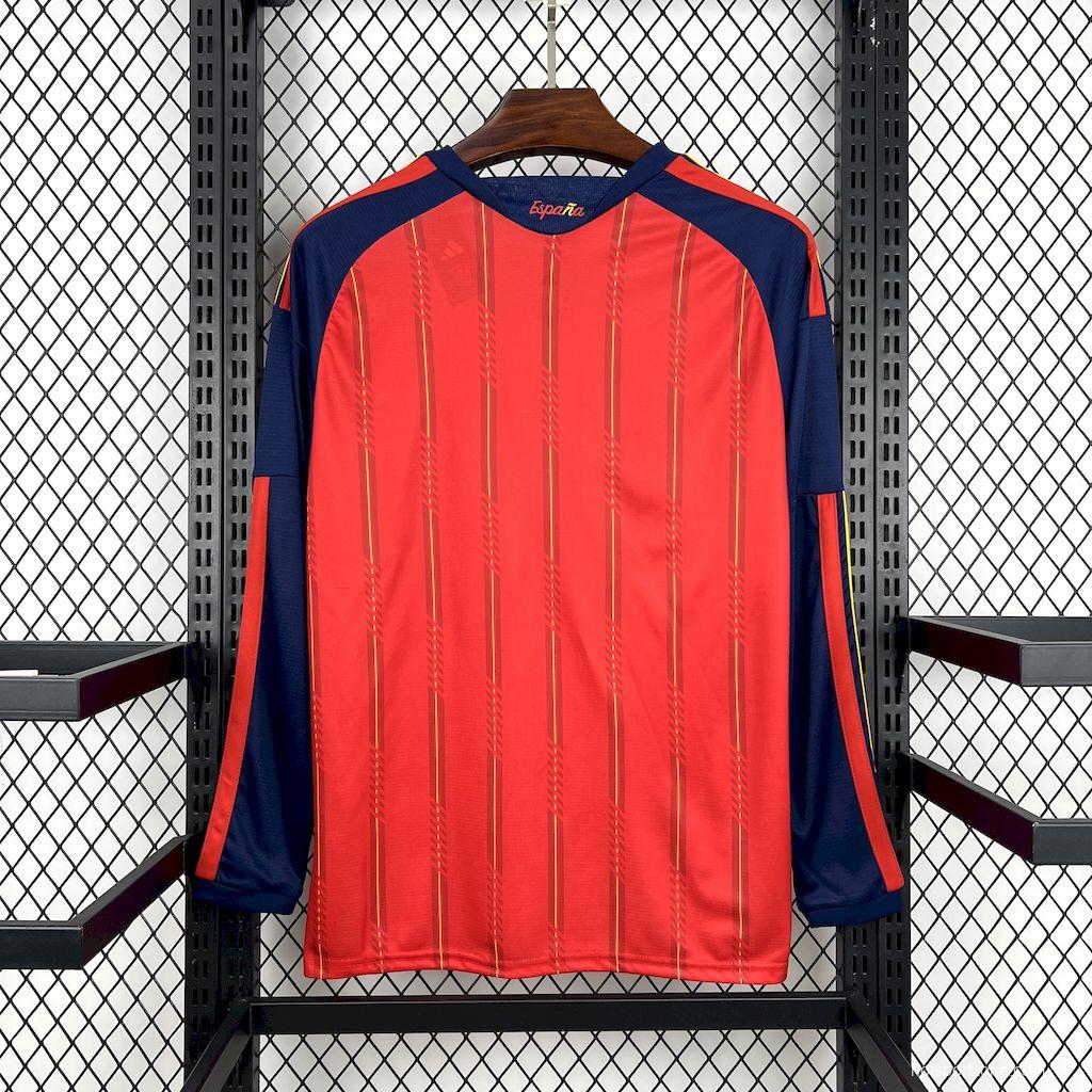 2026 Mens Spain World Cup Home Long Sleeve Jersey España