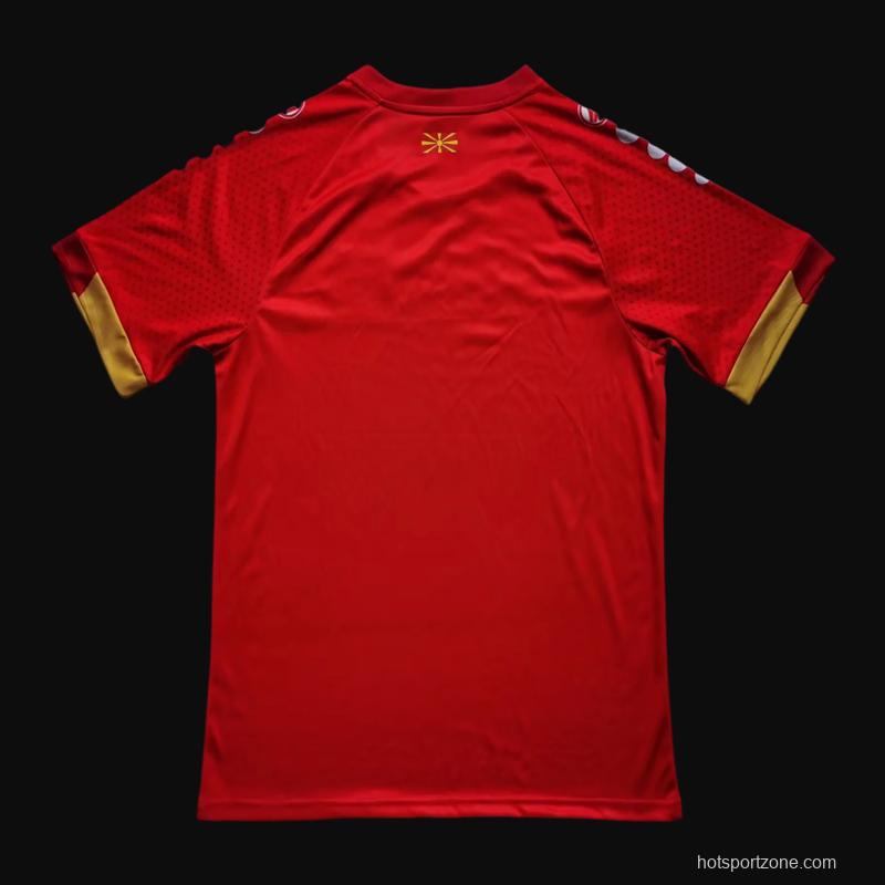 2023 North Macedonia Home Jersey