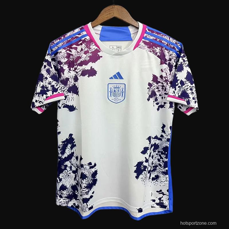 2023 Spain Away White Jersey