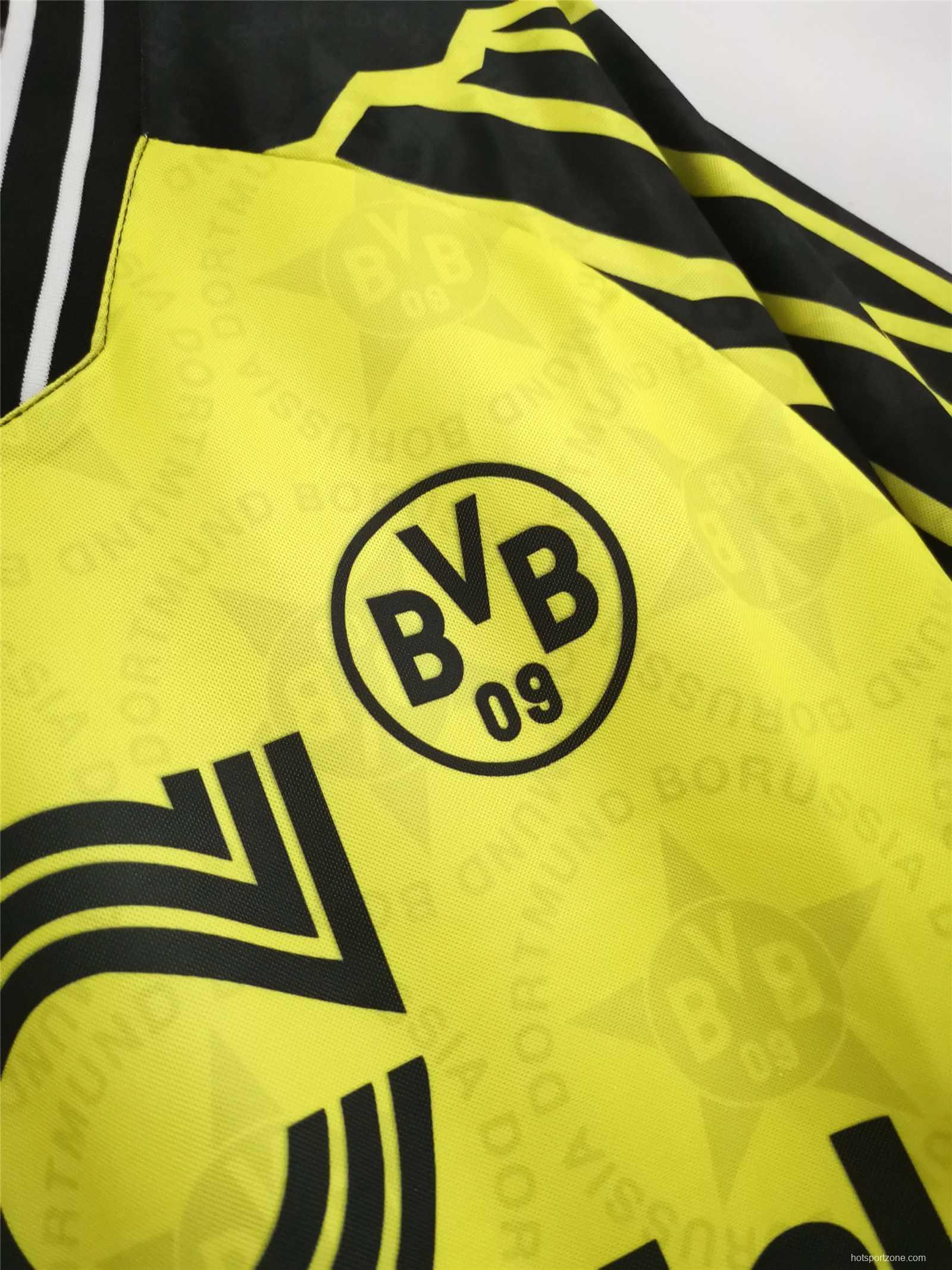 Retro 94/95 Borussia Dortmund Home Yellow Jersey