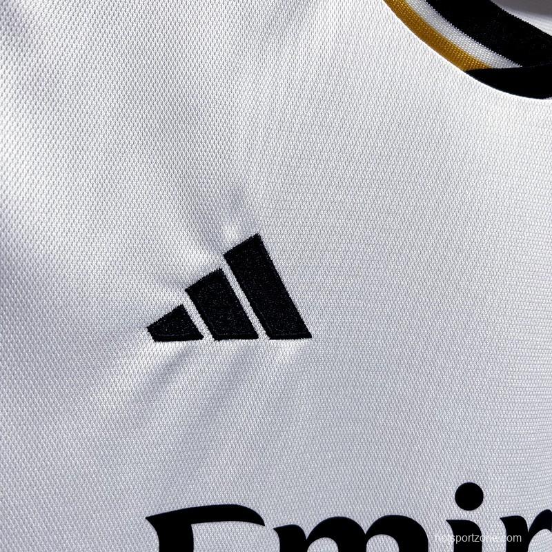 23/24 Real Madrid Home Long Sleeve Jersey