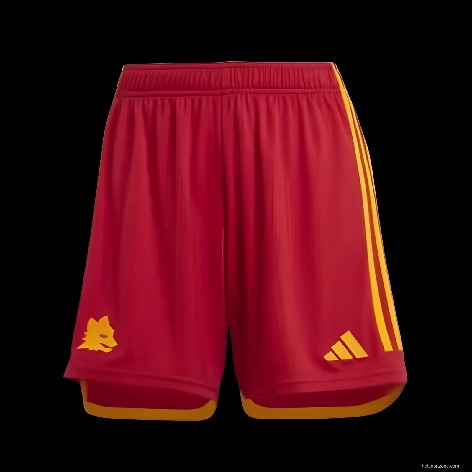 23/24 AS Roma Home Shorts