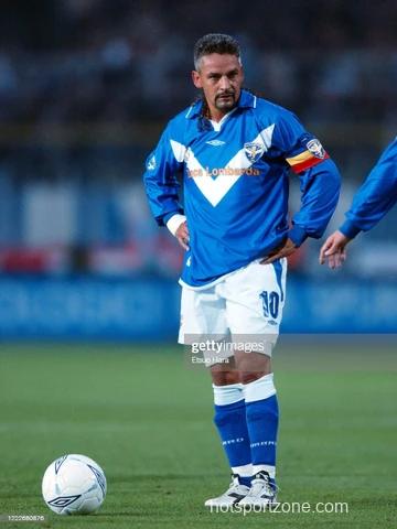 Retro 03/04 Brescia Away Blue Jersey