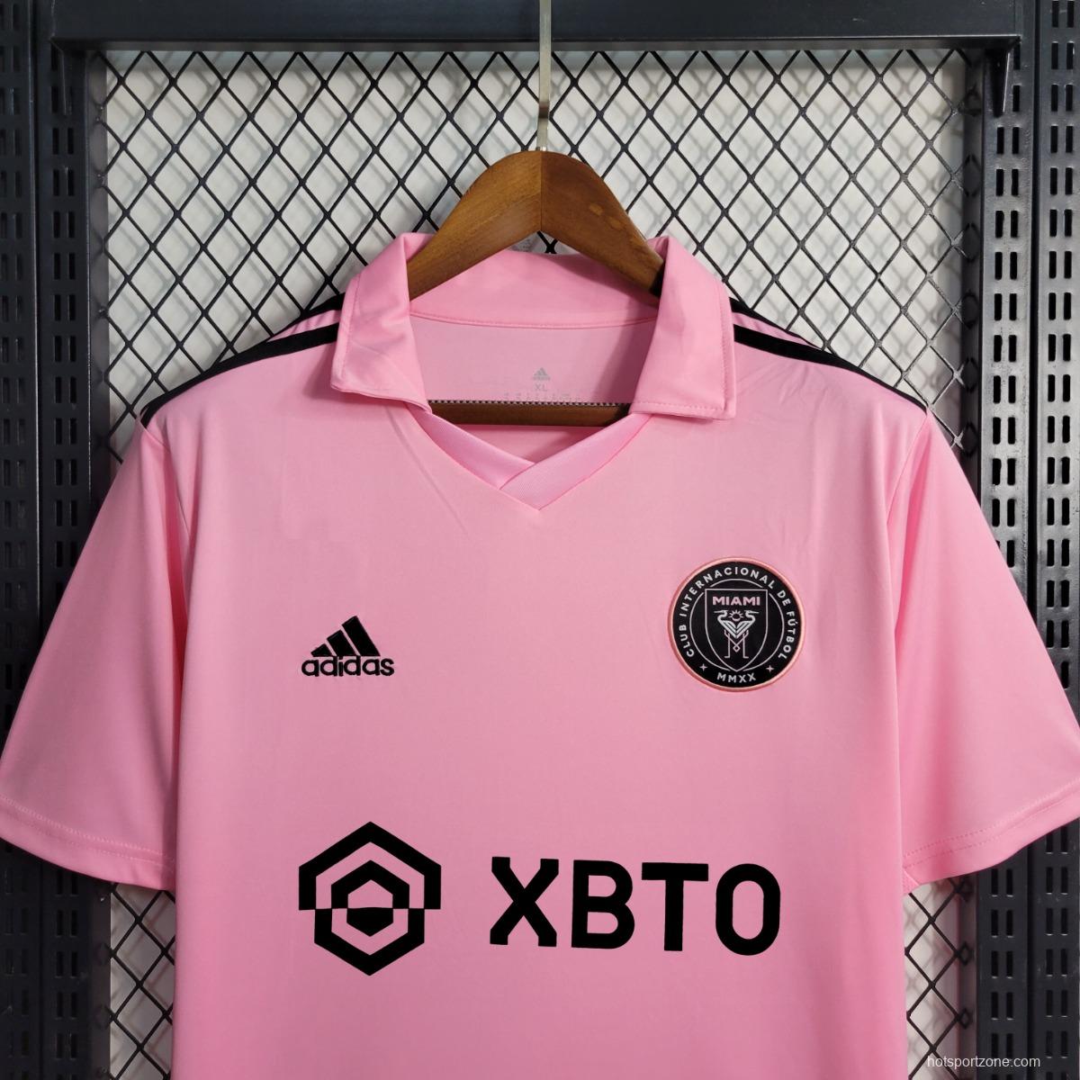 23-24 Inter Miami Home Pink MESSI Jersey