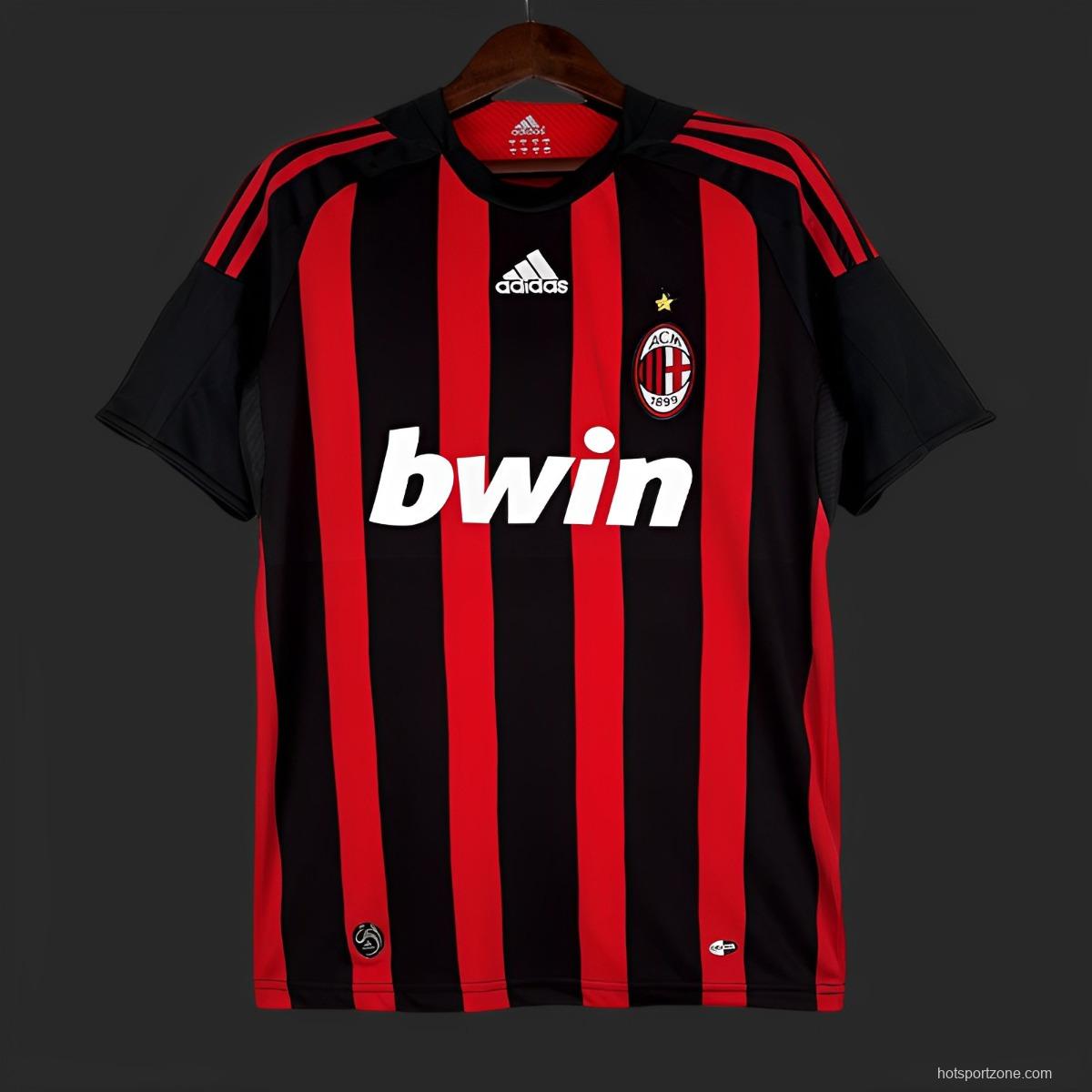 Retro 08/09 AC Milan Home Jersey