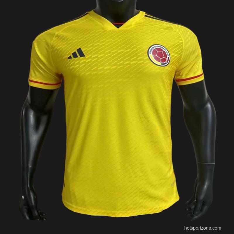 Player Version 2023 Colombia Home Jersey