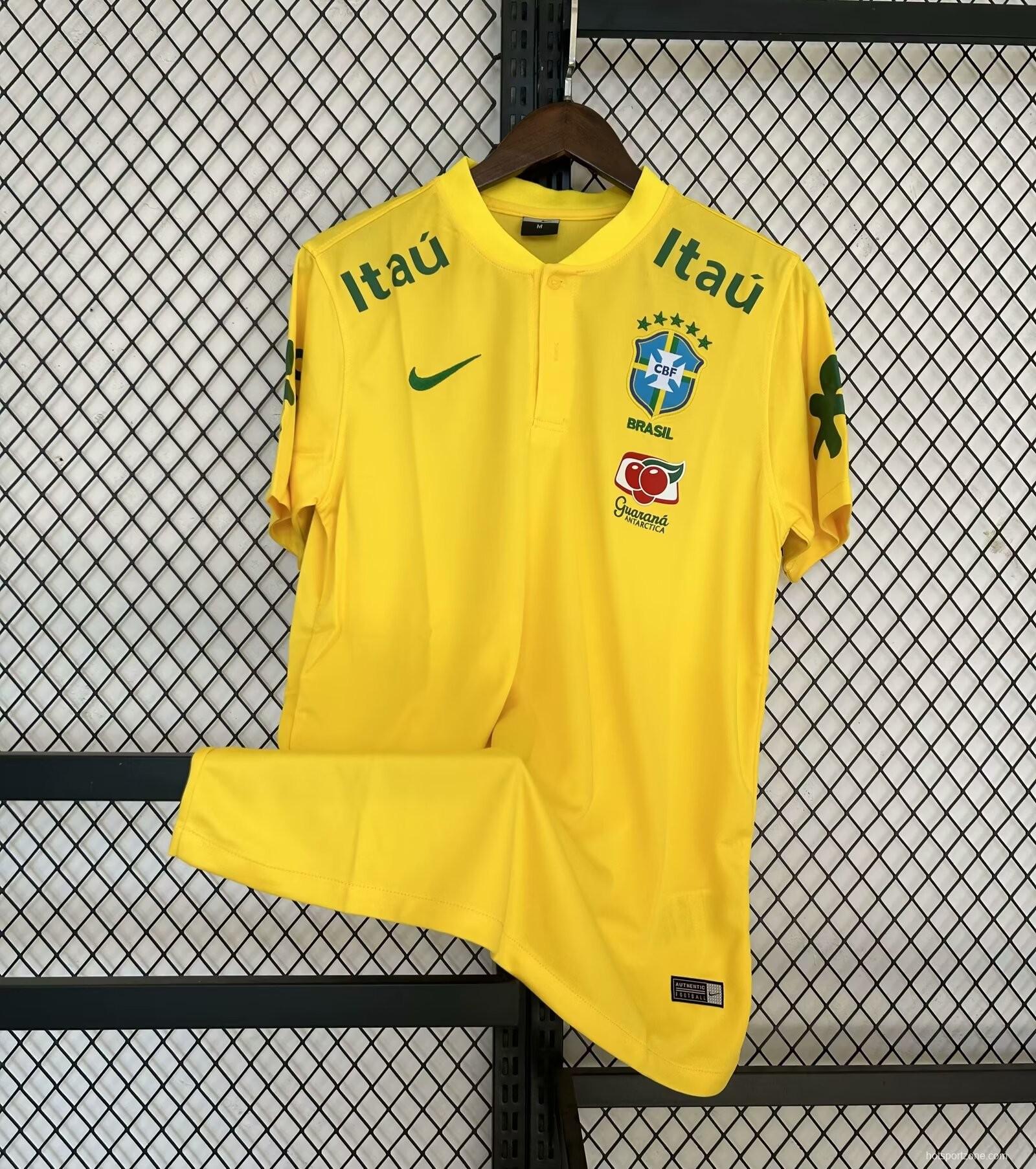 2022 Brazil Yellow POLO Jersey