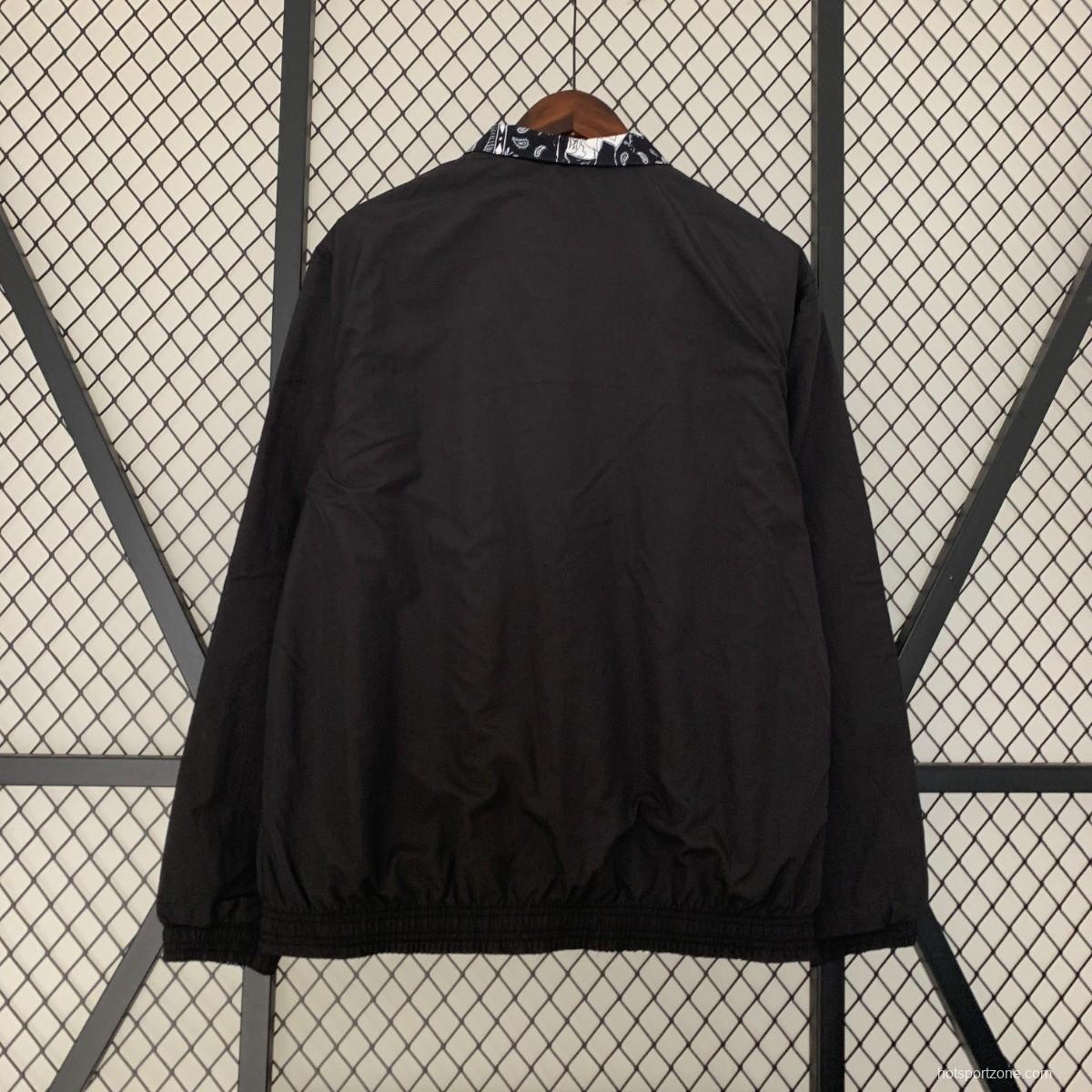 23/24 Real Madrid Black Dragon Reversible Full Zipper Jacket