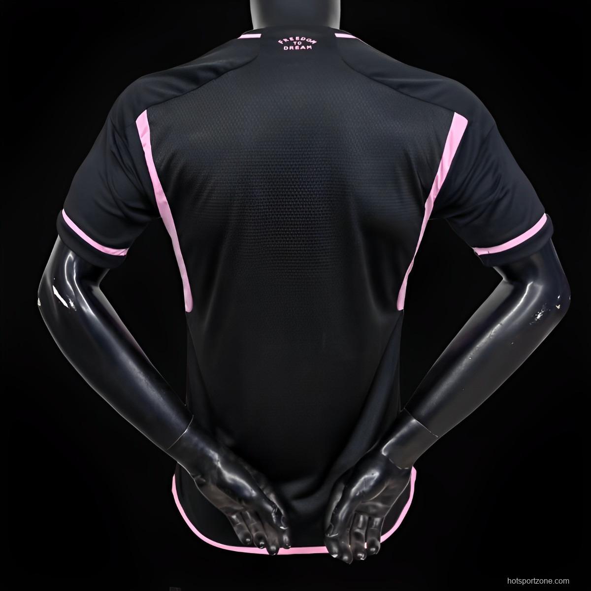 Player Version 24/25 Inter Miami Away Black Jersey