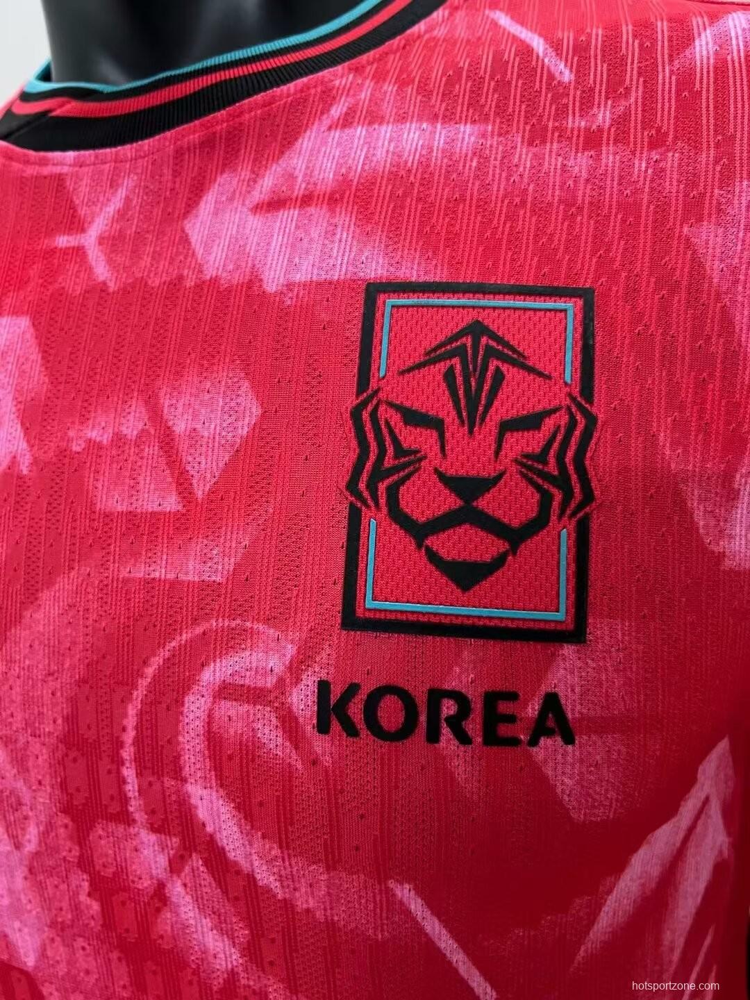 Player Version 2024 South Korea Home Jersey