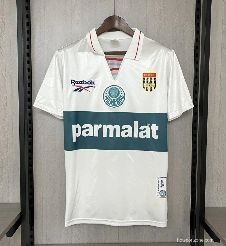 Retro 96/97 Palmeiras Third White Jersey