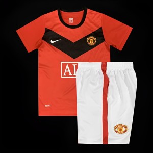 Retro Kids 09/10 Manchester United Home Jersey