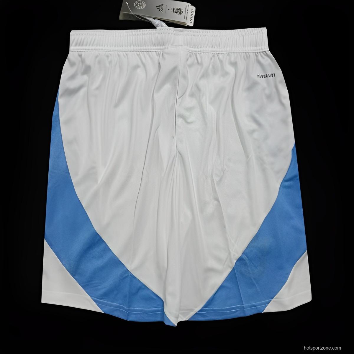 2024 Argentina Home White Shorts