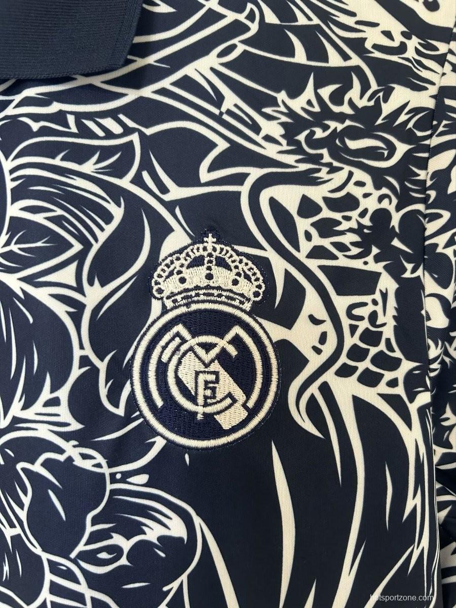 23/24 Real Madrid Black/White Dragon Jersey