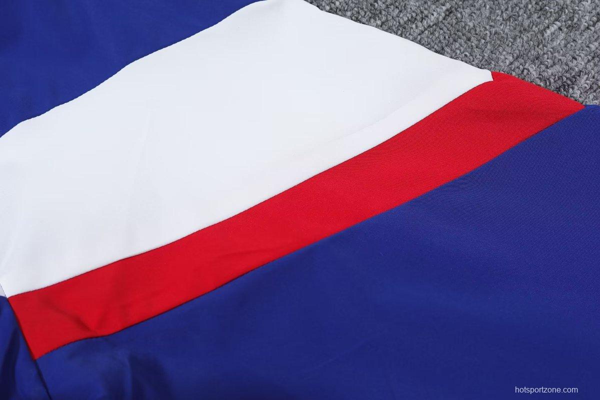 2024 France Blue Windbreaker