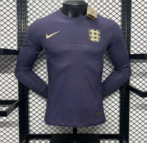 Player Version 2024 England Away Long Sleeve Jersey