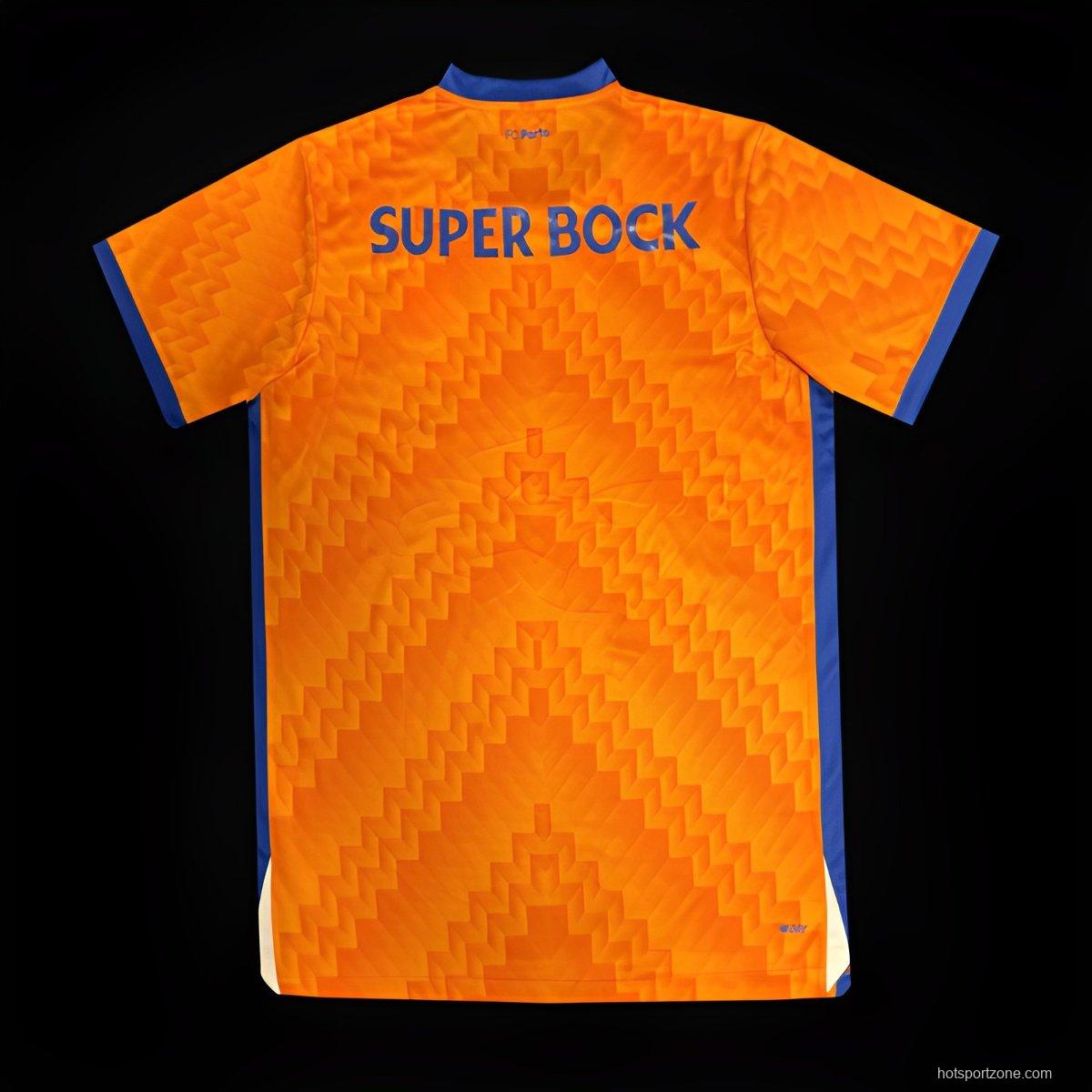 24/25 Porto Away Orange Jersey