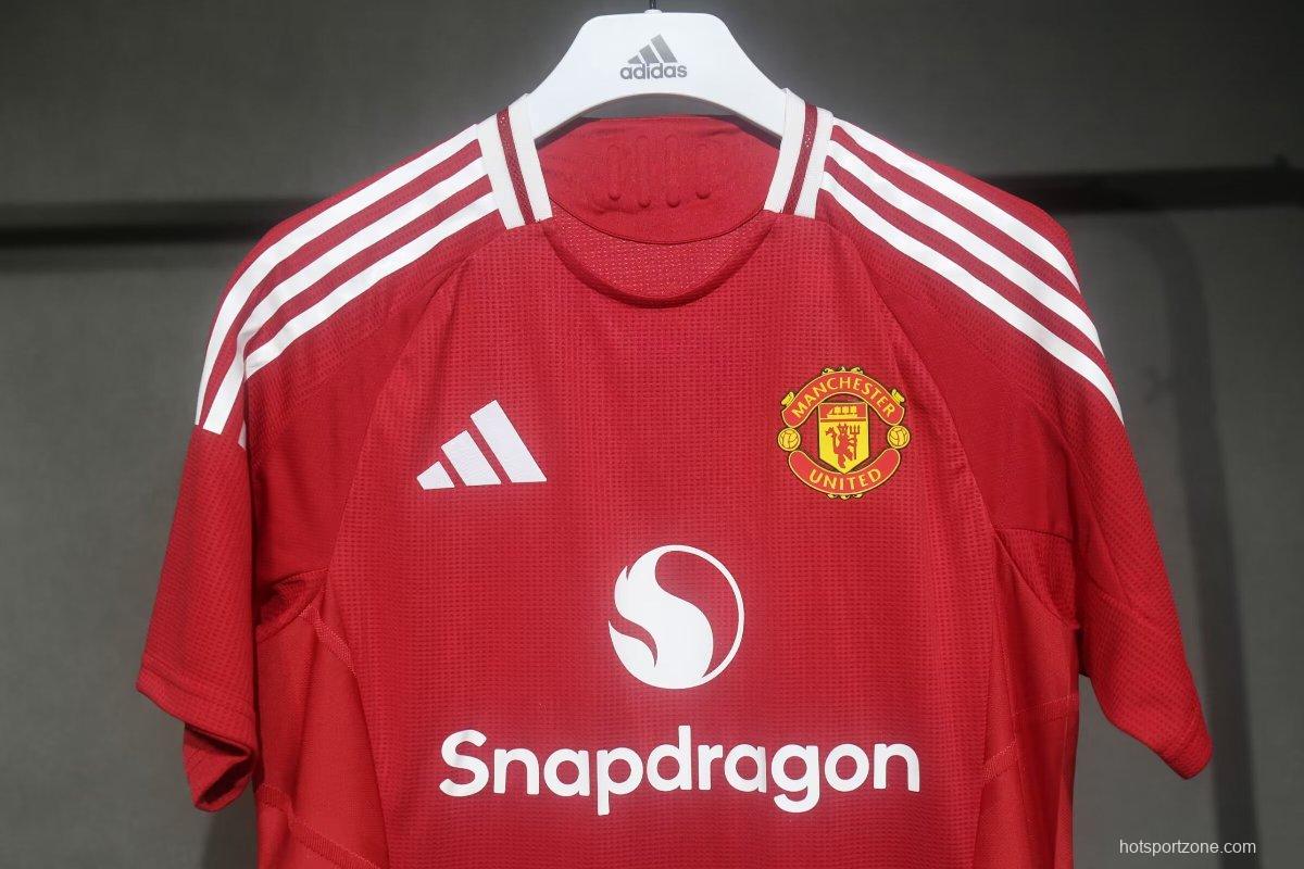 Player Version 24/25 Manchester United Home Jersey