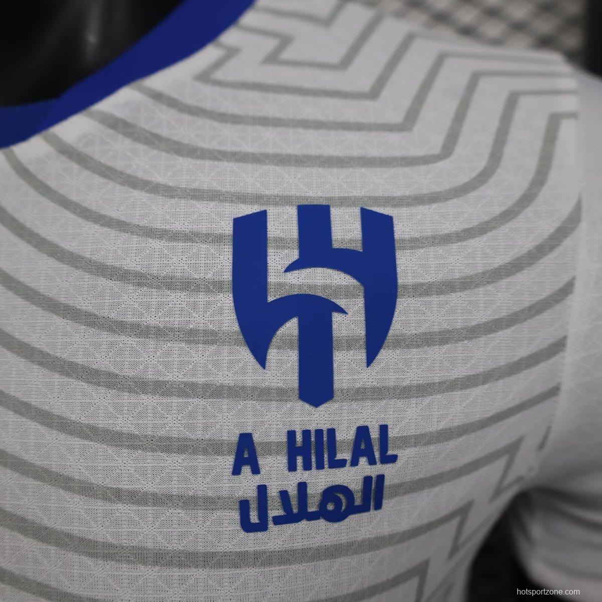 Player Version 24/25 Al-Hilal Away White Jersey