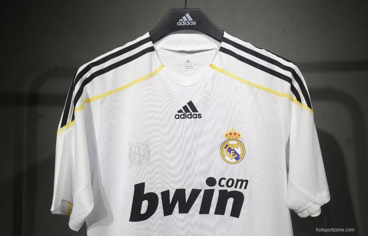 Player Version Retro 09/10 Real Madrid Home Jersey