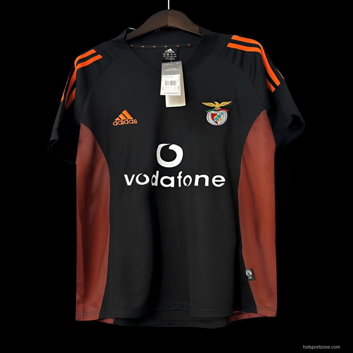 Retro 02/03 Benfica Away Black Jersey