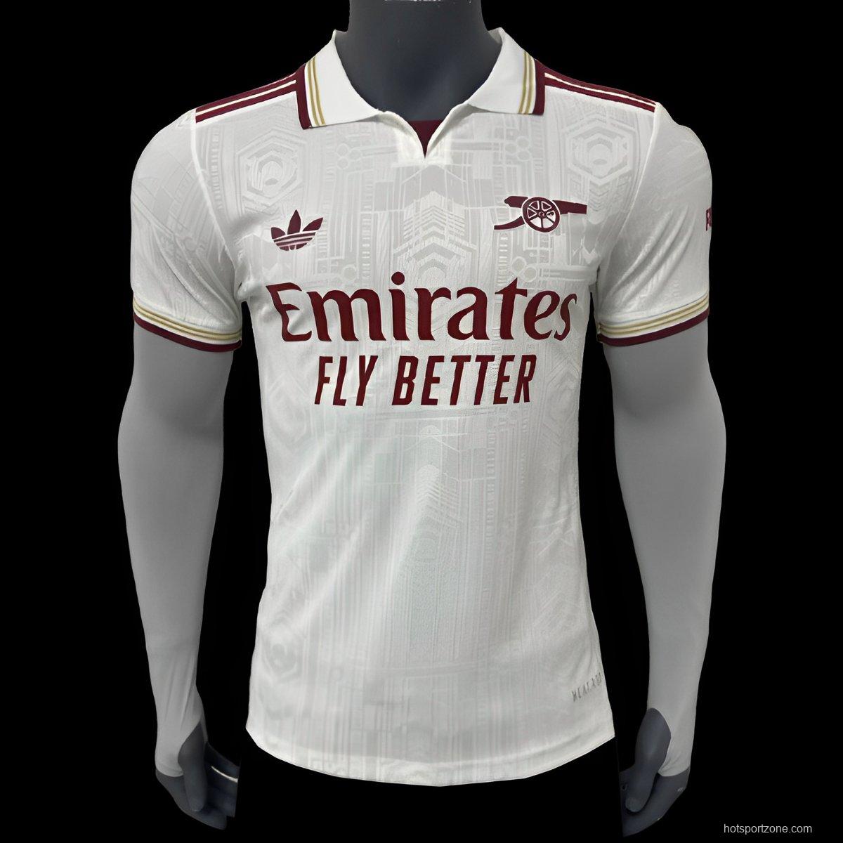 Player Version 25/26 Arsenal Away White Jersey
