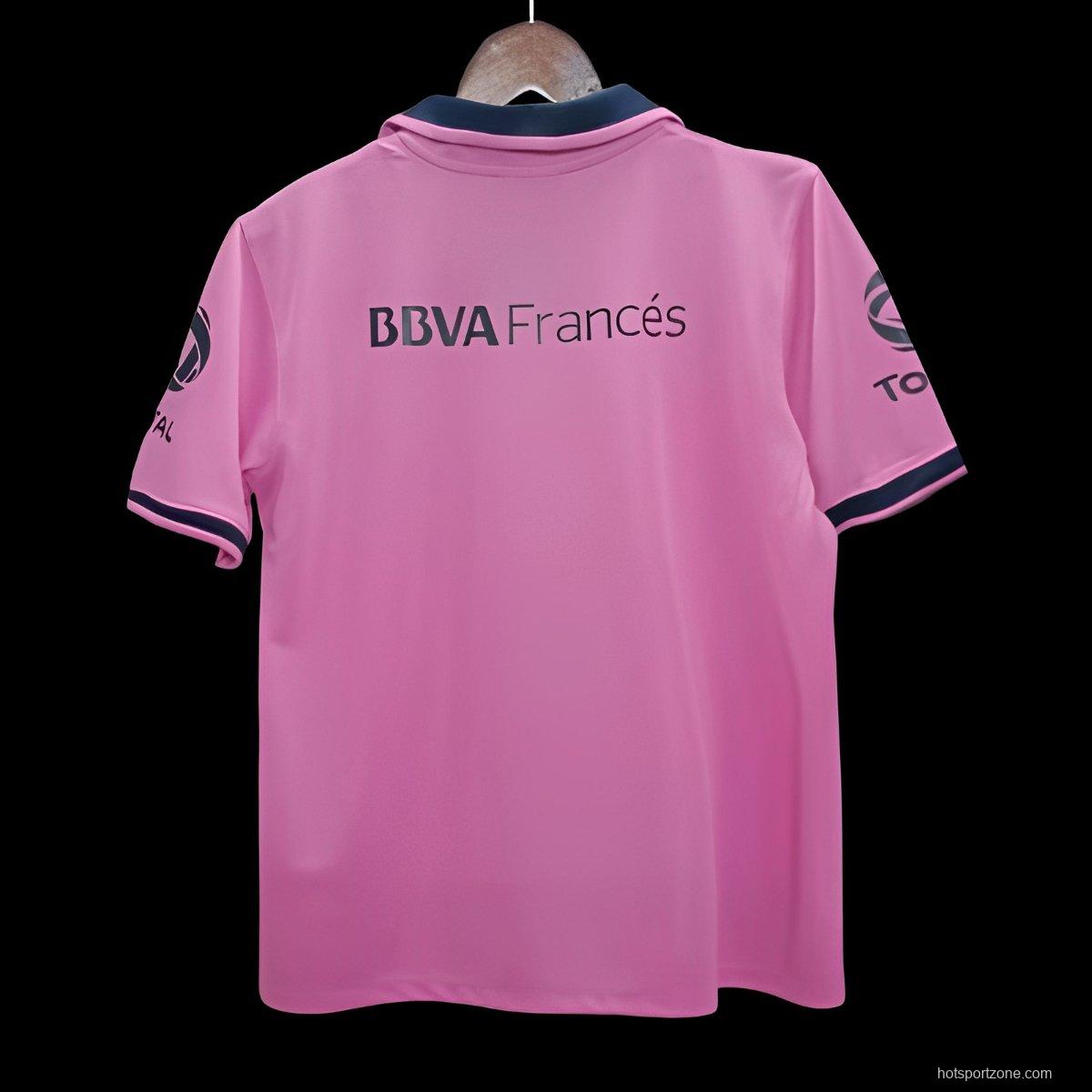Retro 13/14 Boca Juniors Away Pink Jersey
