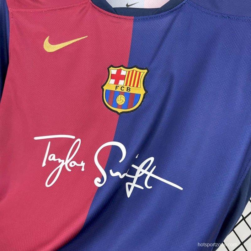 24/25 Barcelona x Taylor Swift Home Special Jersey