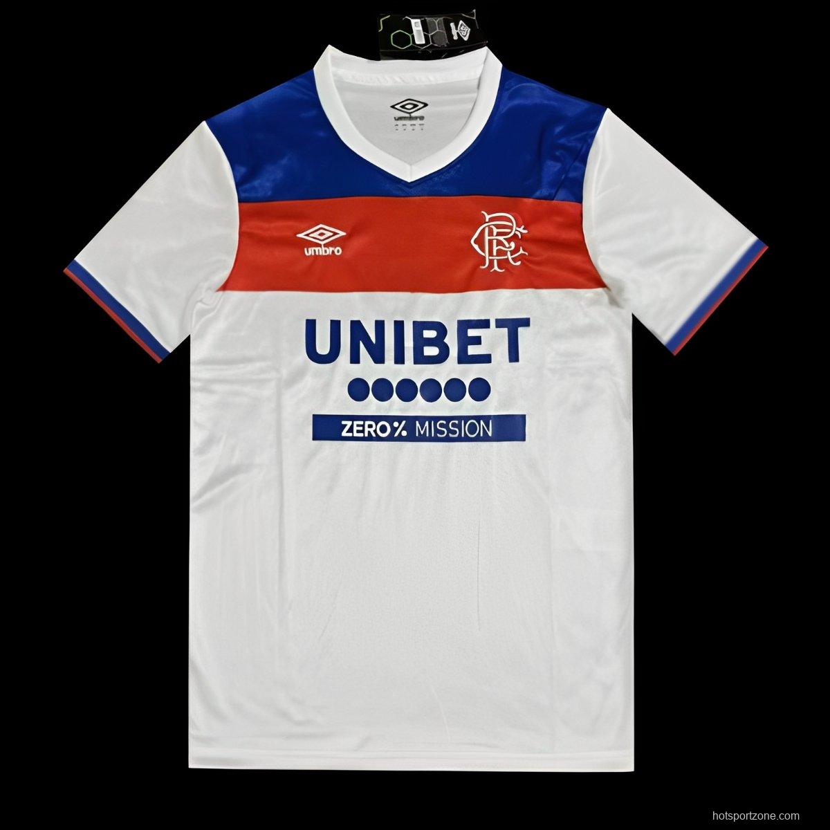 25/26 Glasgow Rangers Away White Jersey