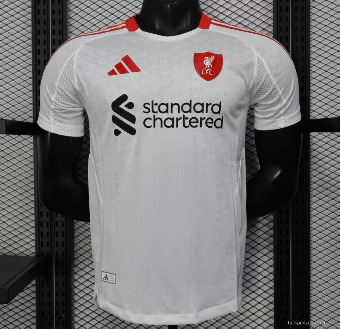 Player Version 25/26 Liverpool Away White Jersey
