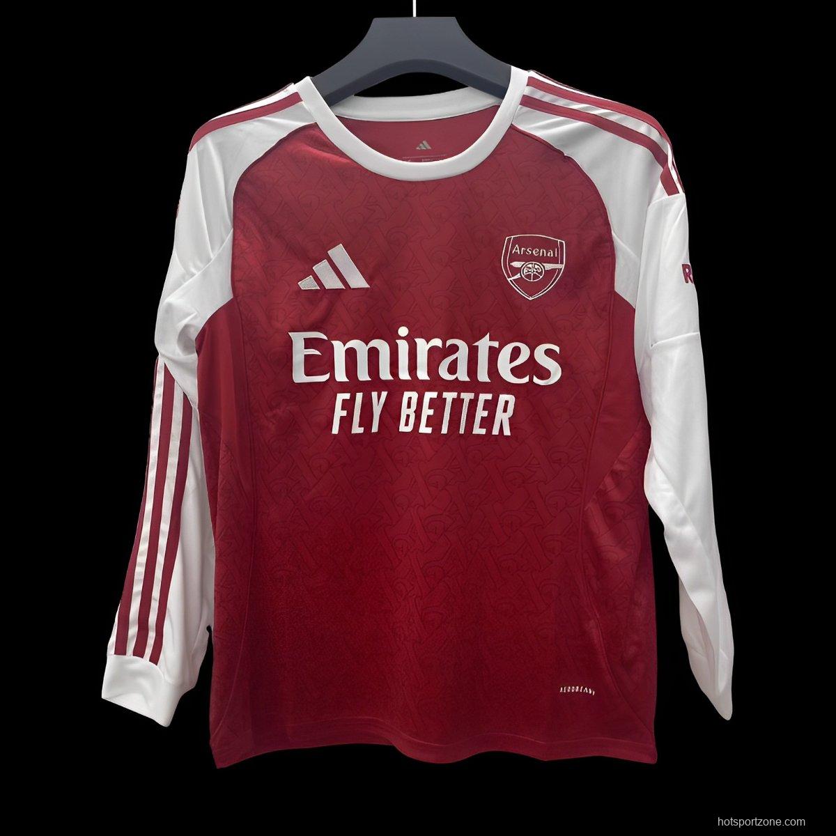 25/26 Arsenal Home Long Sleeve Jersey