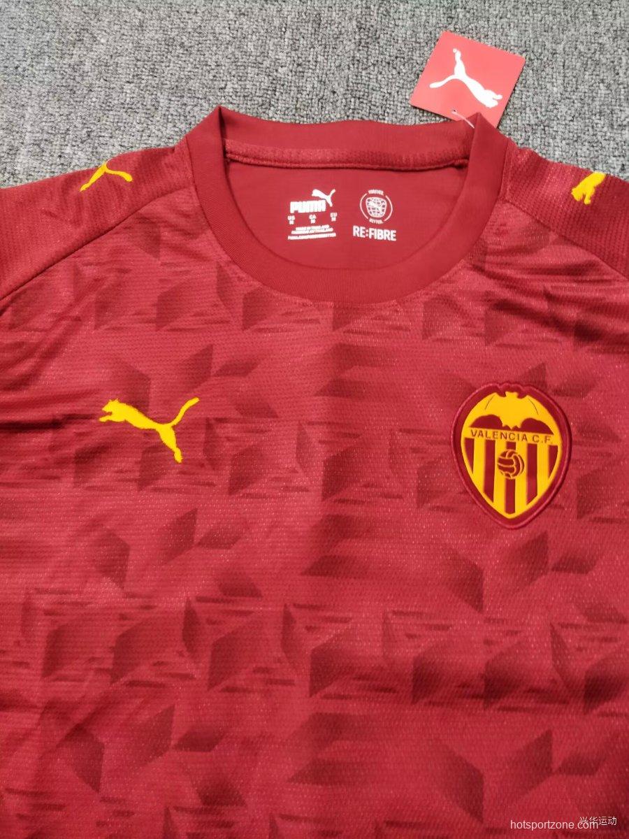 25/26 Valencia Away Red Jersey
