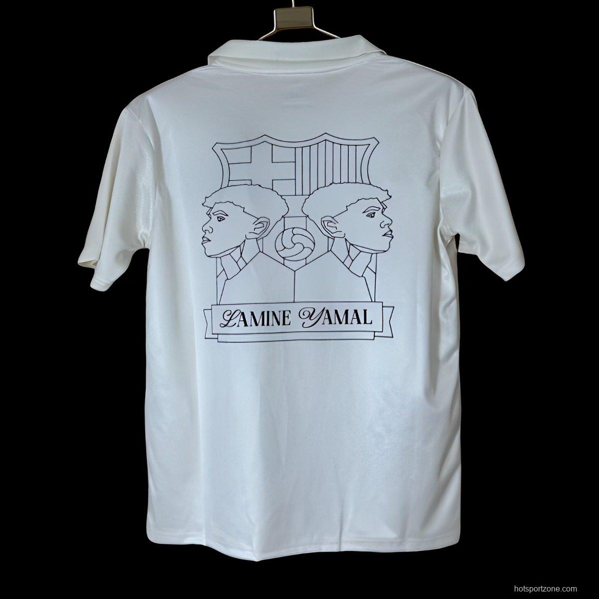 25/26 Barcelona Lamine Yamal Special Printing Jersey