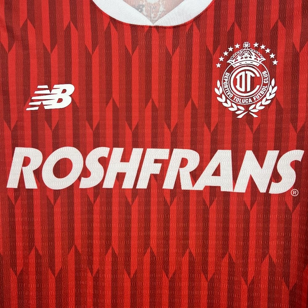 25/26 Deportivo Toluca Home Jersey