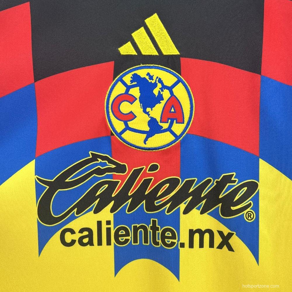 25/26 Club America Home  Long Sleeves Jersey