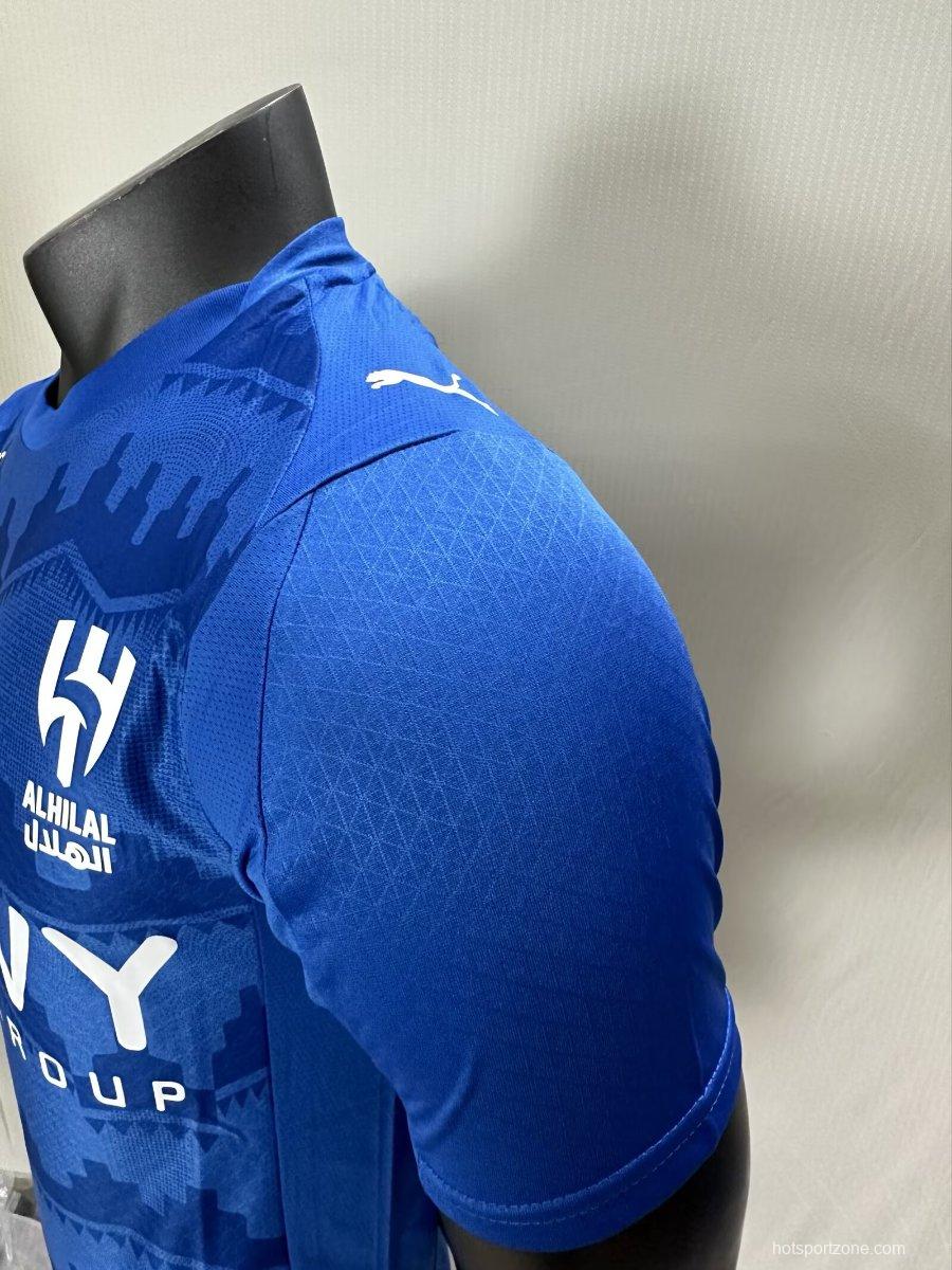 Player Version 25/26 Al Hilal Home Jersey