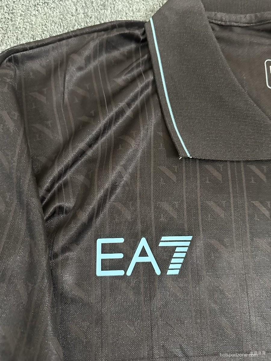 25/26 Napoli Third Black Jersey