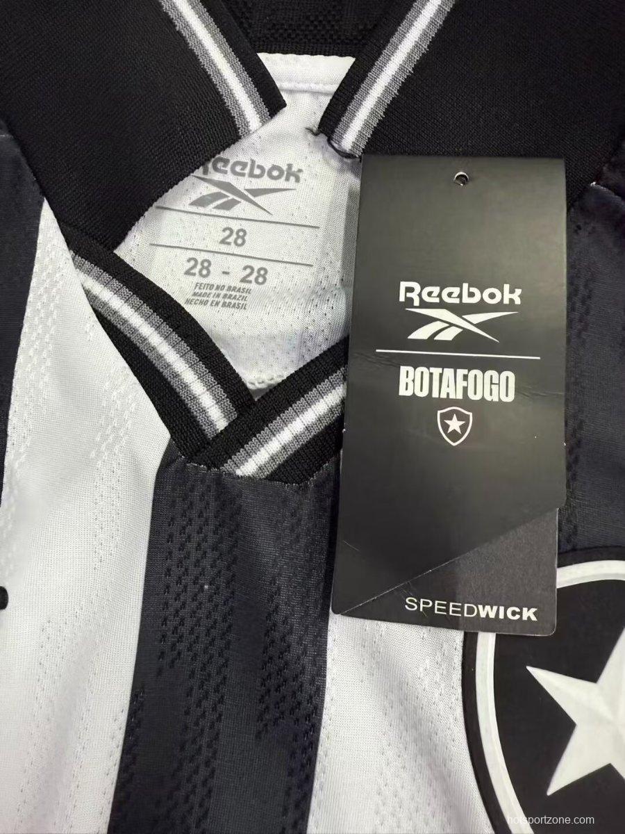 25/26 Kids Botafogo Home Jersey With Sponsor