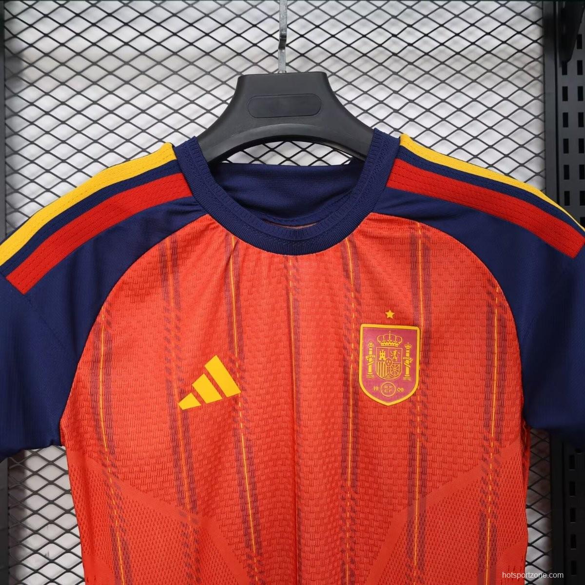 Player Version 2026 Spain Home Women Jersey