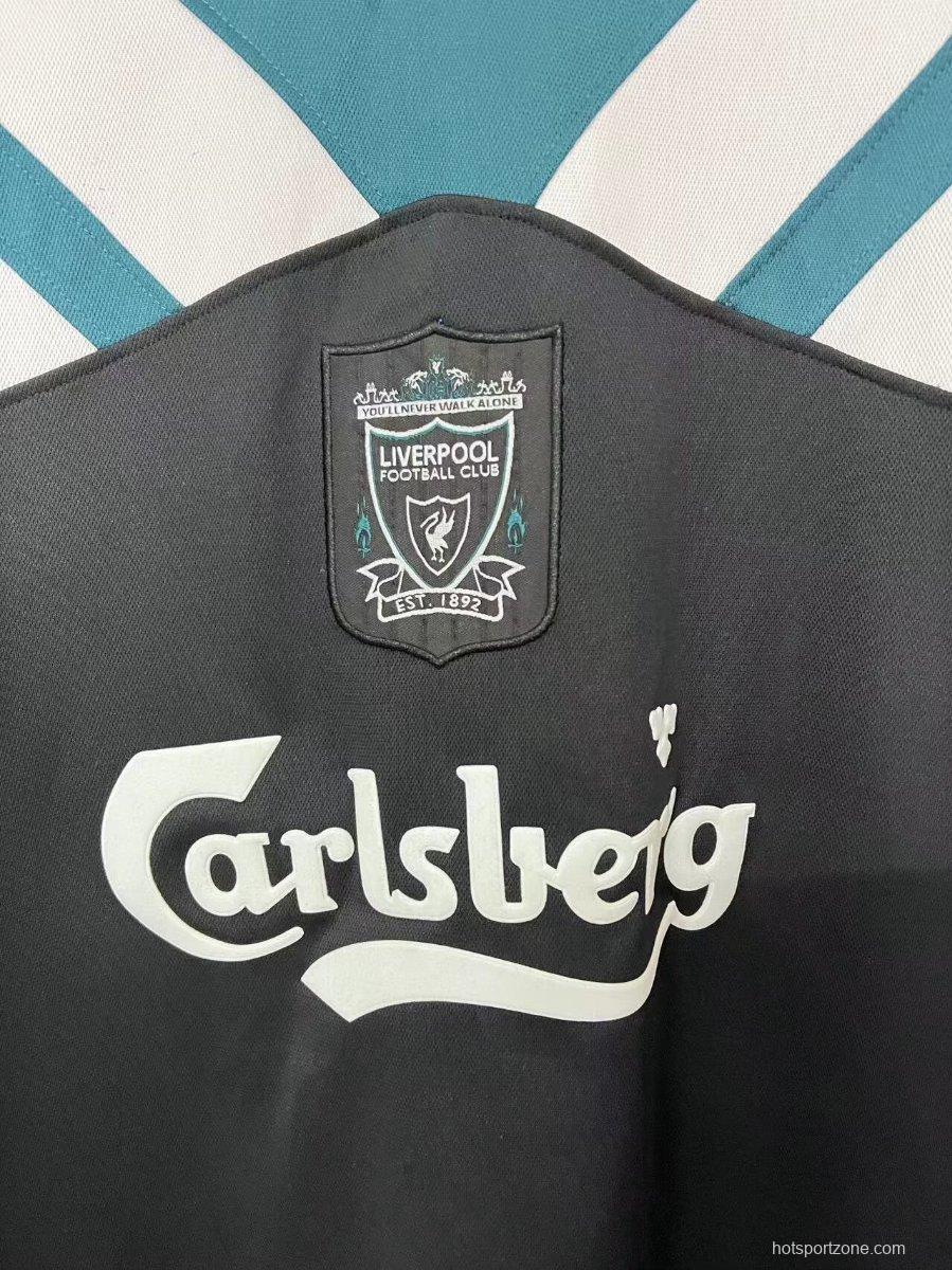 Retro 95/96 Liverpool Adidas Cotton Tee Jersey