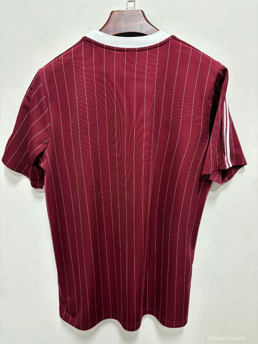 2026 Ajax Adidas Terrace Icons Maroon Jersey