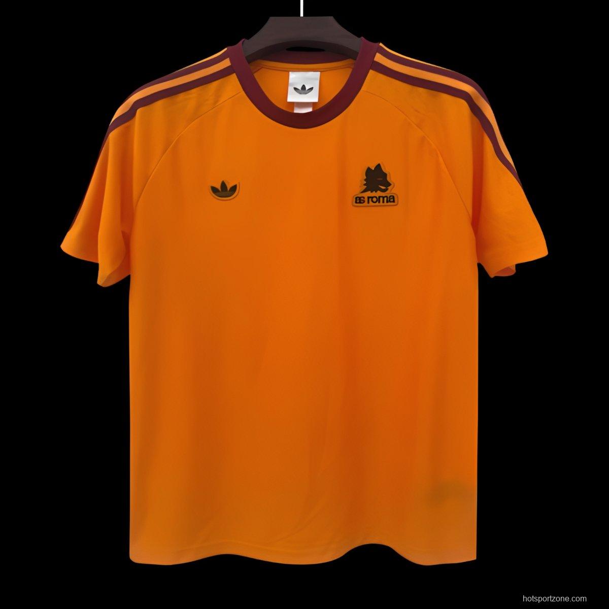 25/26 Roma Adidas Original Orange Jersey