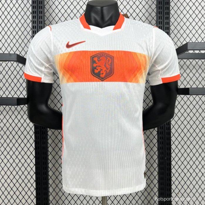 2026 Player Version Mens Netherlands World Cup Away Jersey