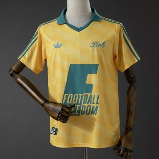 2026  Jamaica X Originals Bob Marley Football Yellow Jersey