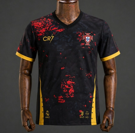 2026 Portugal Black Pre-Match Jersey