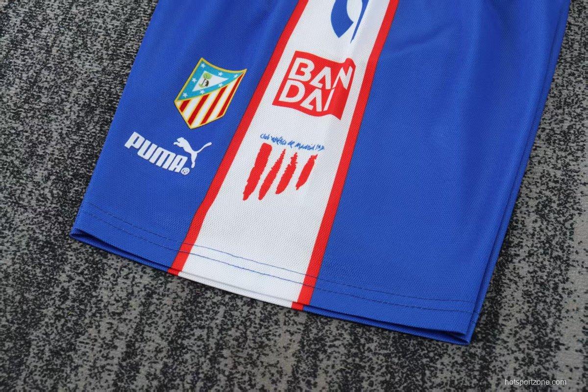 Retro 96/97 Kids Atletico Madrid Home Jersey
