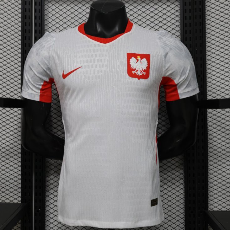 Player Version 2026 Poland Home White  Jersey