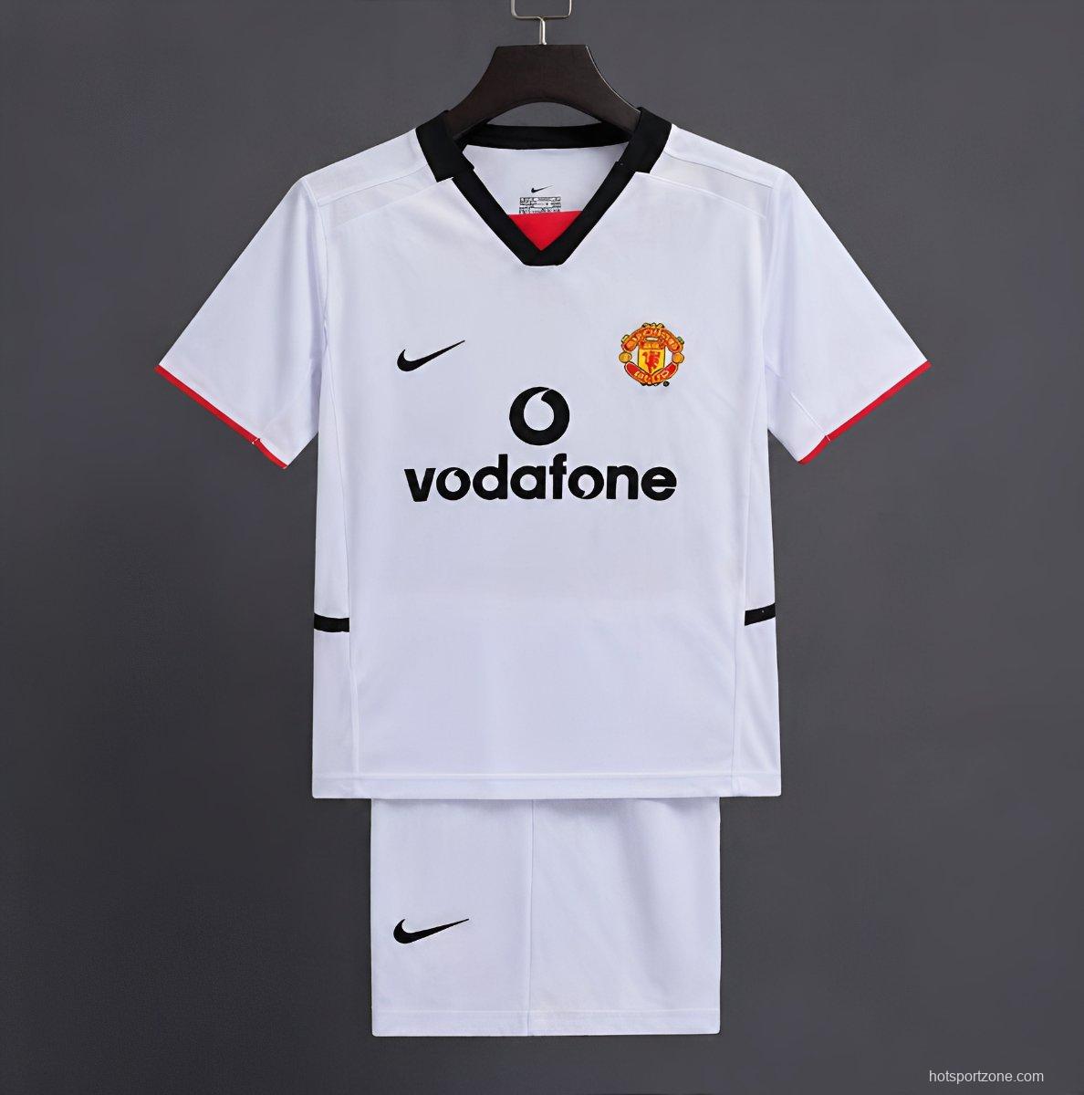 Retro 02/03 Kids Manchester United Away Jersey